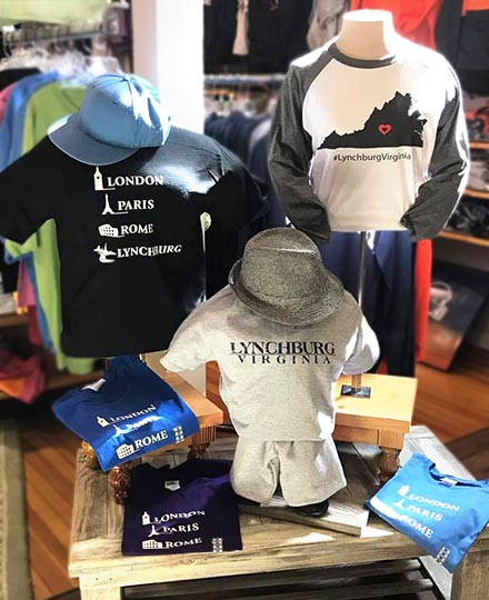 Clothing gifts from Lynchburg, Virginia